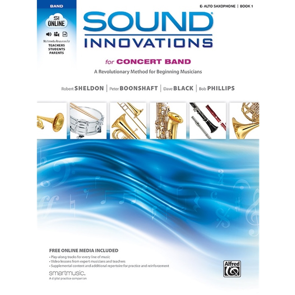 Sound Innovations For Concert Band, Book 1 [E-flat Alto Saxophone] Book & Online Media
