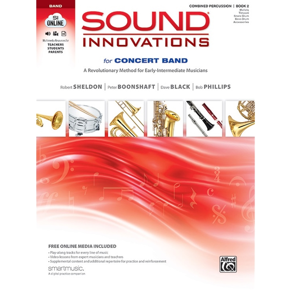 Sound Innovations For Concert Band, Book 2 [Combined Percussion] Book & Online Media