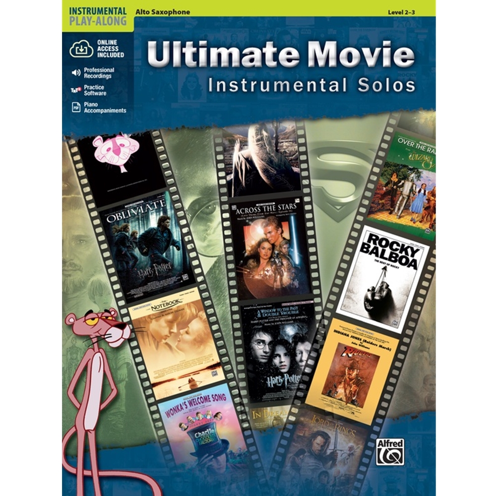 Ultimate Movie Instrumental Solos [Alto Sax] Book & Online Audio/Software/PDF