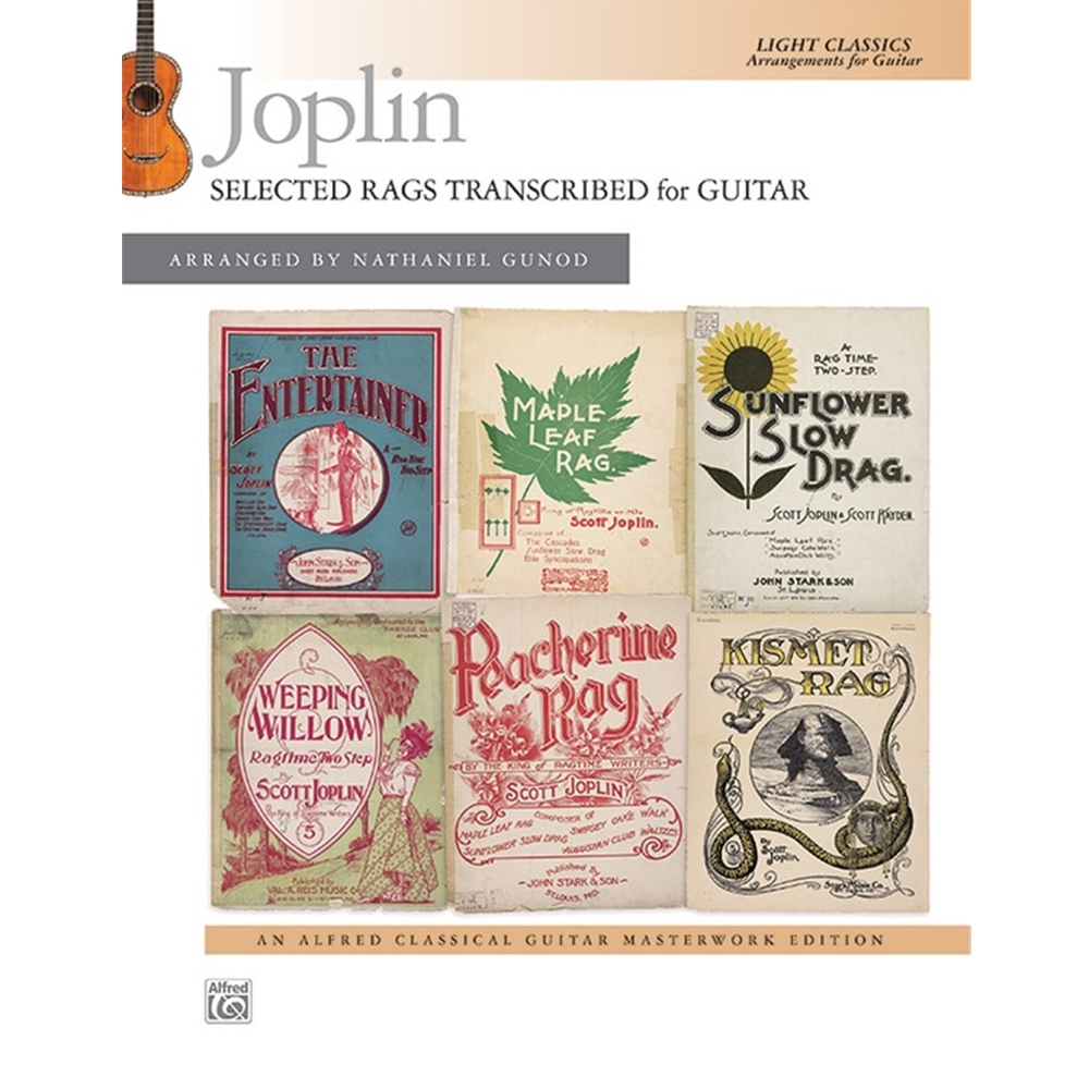 Joplin: Selected Rags Transcribed For Guitar [Guitar] Book