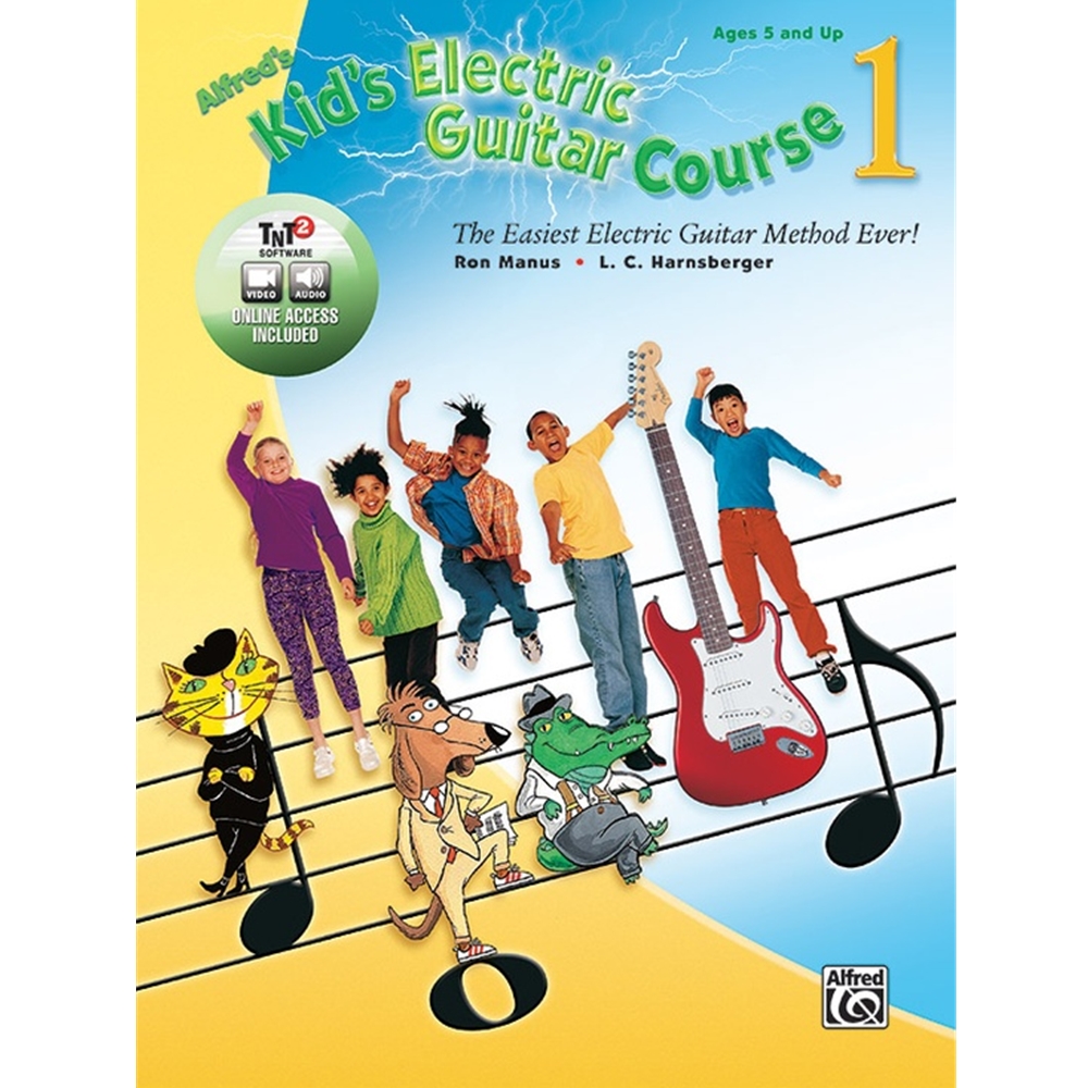 Alfred's Kid's Electric Guitar Course 1 [Guitar] Book & Online Video/Audio/Software
