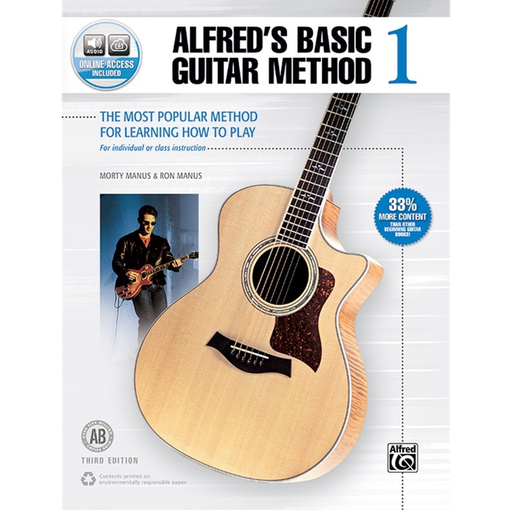 Alfred's Basic Guitar Method 1 (Third Edition) [Guitar] Book & Online Audio