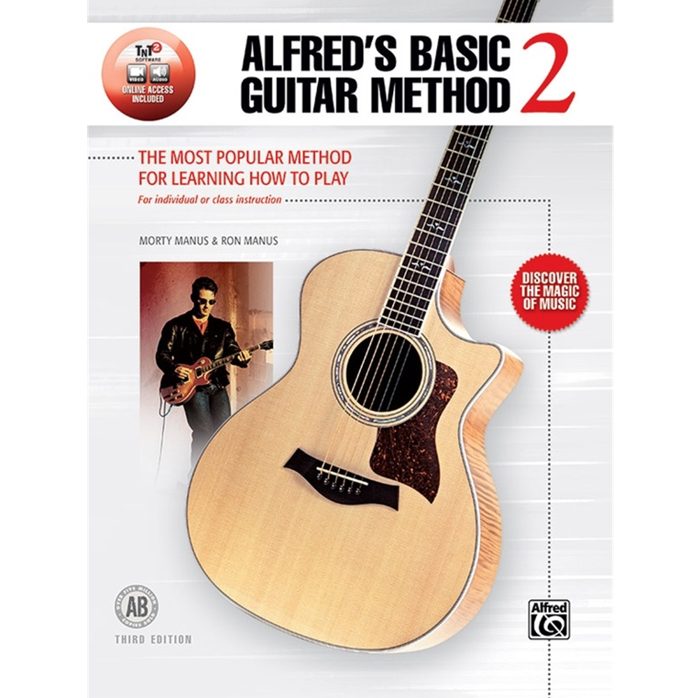 Alfred's Basic Guitar Method 2 (Third Edition) [Guitar] Book & Online Video/Audio/Software