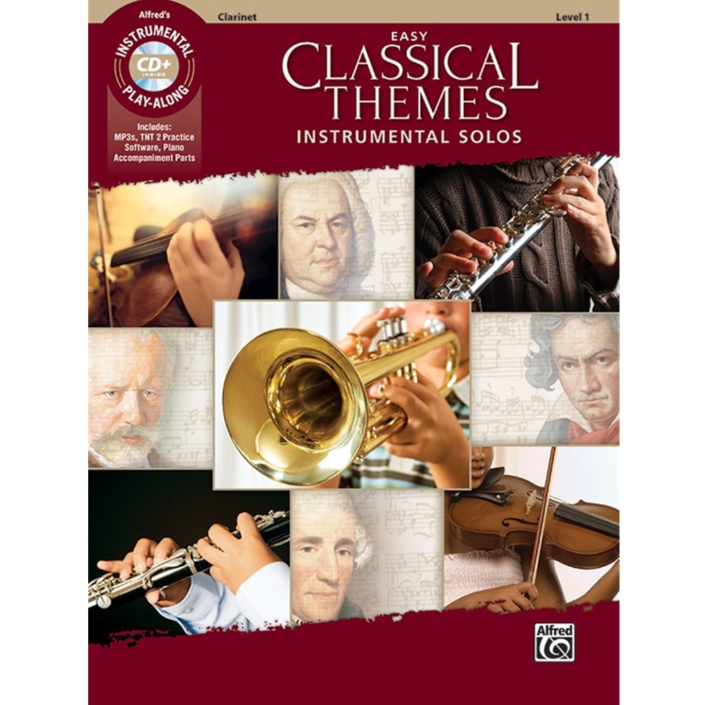 Easy Classical Themes Instrumental Solos [Clarinet] Book & CD