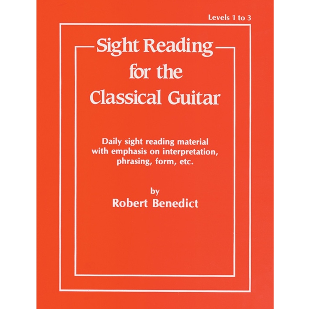 Sight Reading For the Classical Guitar, Level I-III [Guitar] Book