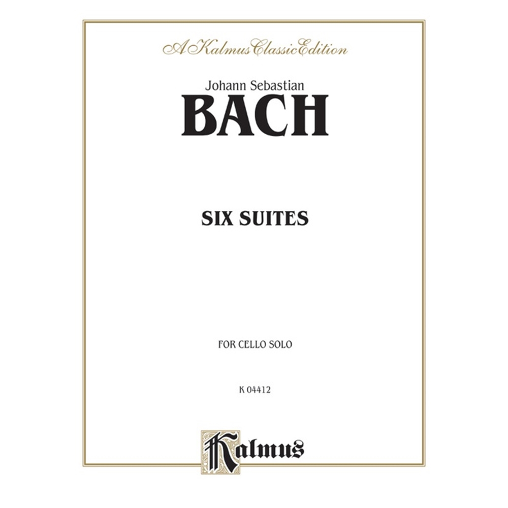 Six Suites For Cello Solo [Cello] Book