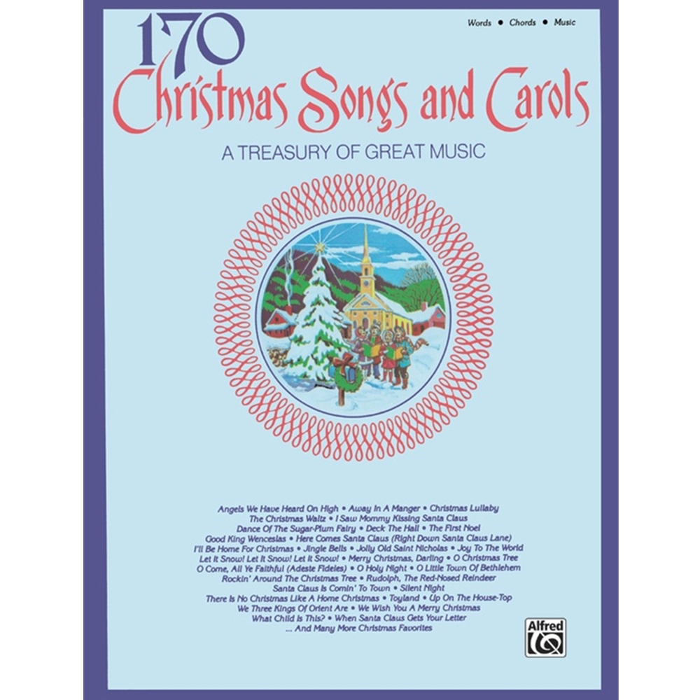 170 Christmas Songs and Carols Piano/Vocal/Guitar Book
