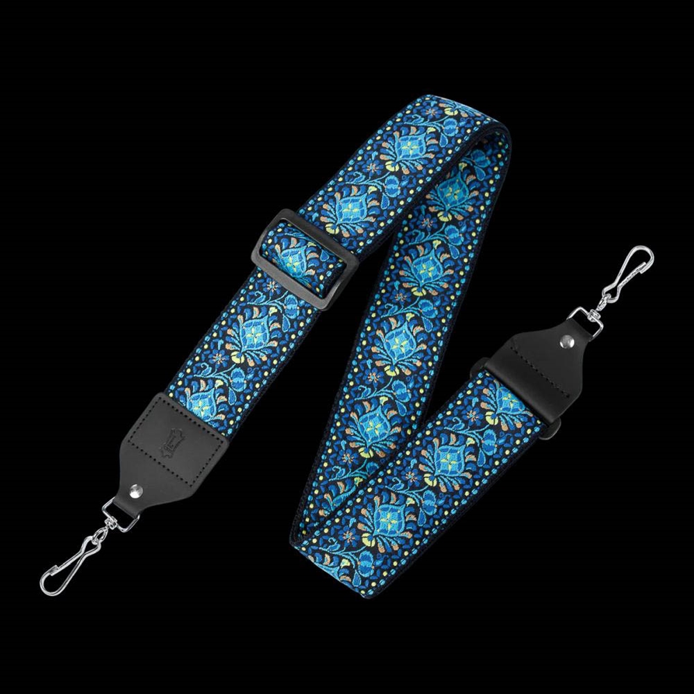 Levy's Leathers M10HT-04 Hootenanny Banjo Strap - Blue