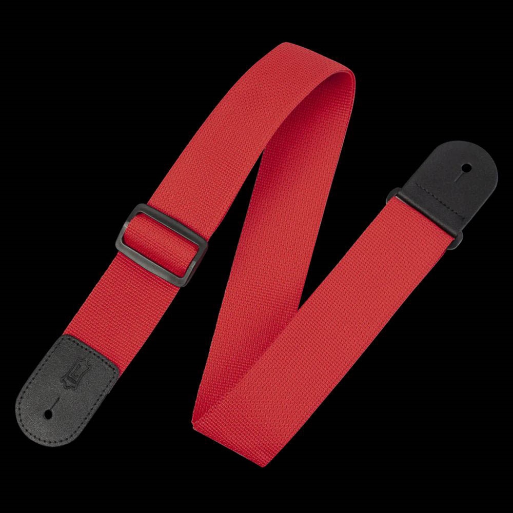 Levy's Leathers M8POLY-RED 2" Polypropylene Guitar Strap, Red