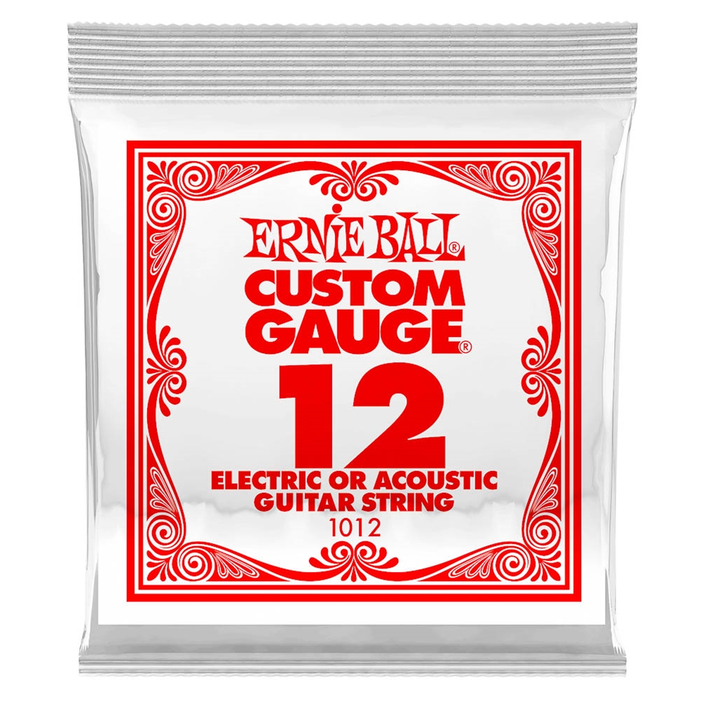Ernie Ball 1012 .012 Single Guitar String Nickel