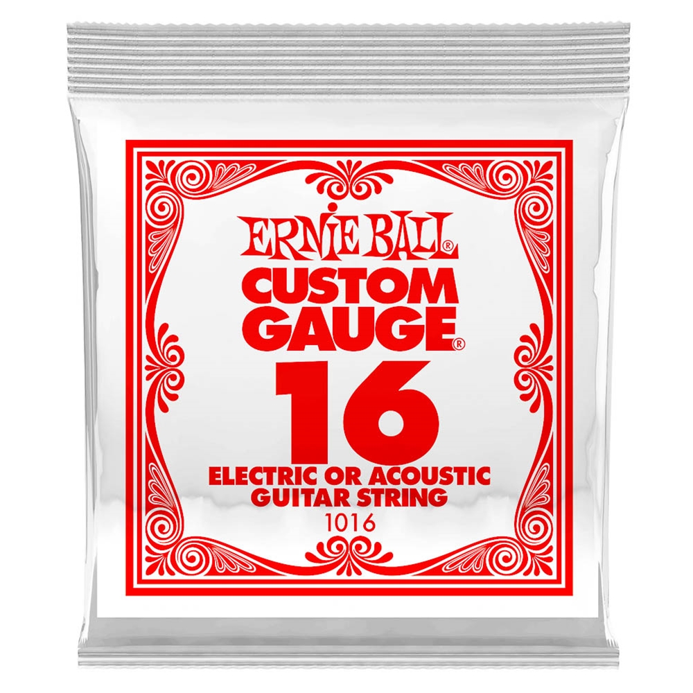 Ernie Ball 1016 .016 Single Guitar String Nickel