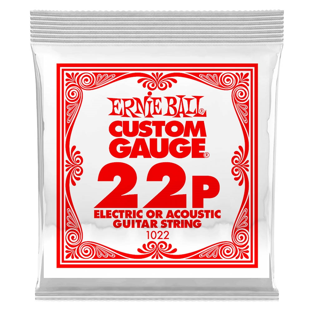 Ernie Ball 1022 .022 Single Guitar String Nickel