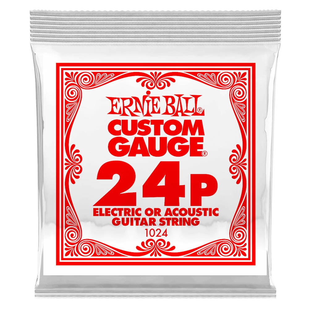 Ernie Ball 1024 .024 Single Guitar String Nickel