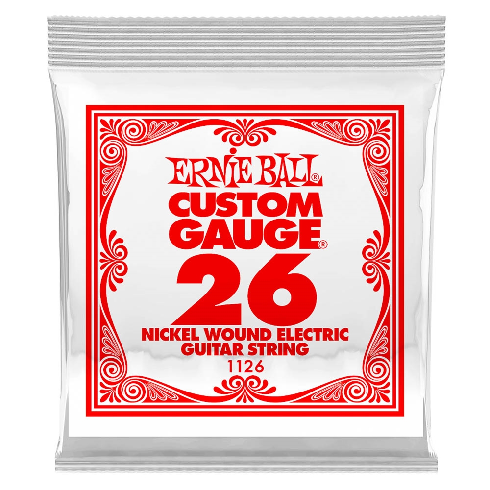 Ernie Ball 1126 .026 W Single Guitar String Nickel