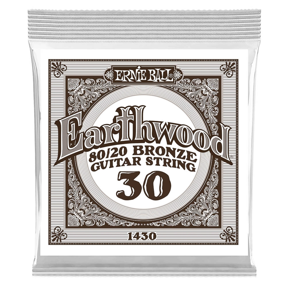 Ernie Ball 1430 .030 W Single Bronze Guitar String