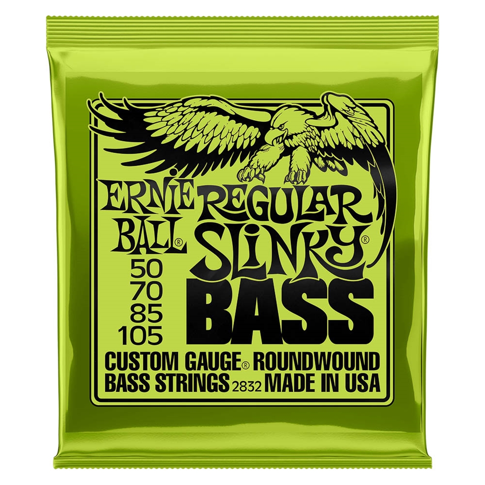 Ernie Ball 2832 Regular Slinky Nickel Wound Electric Bass Strings 50-105