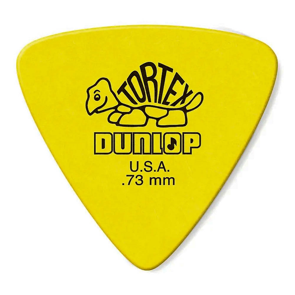 Dunlop  431P73 Tortex Triangle Pick, .73, 6 Pack