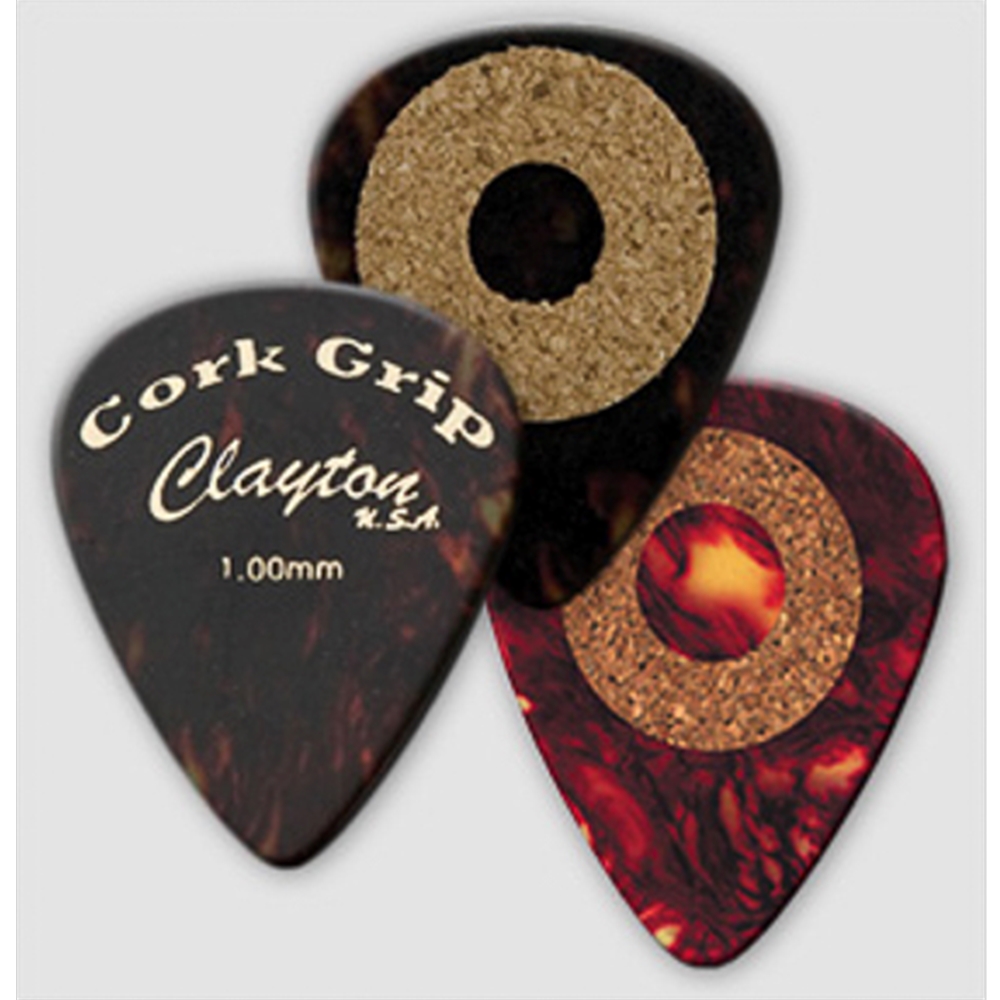 Clayton CG50/6 .50 PICK CORK GRIP STD 6PC