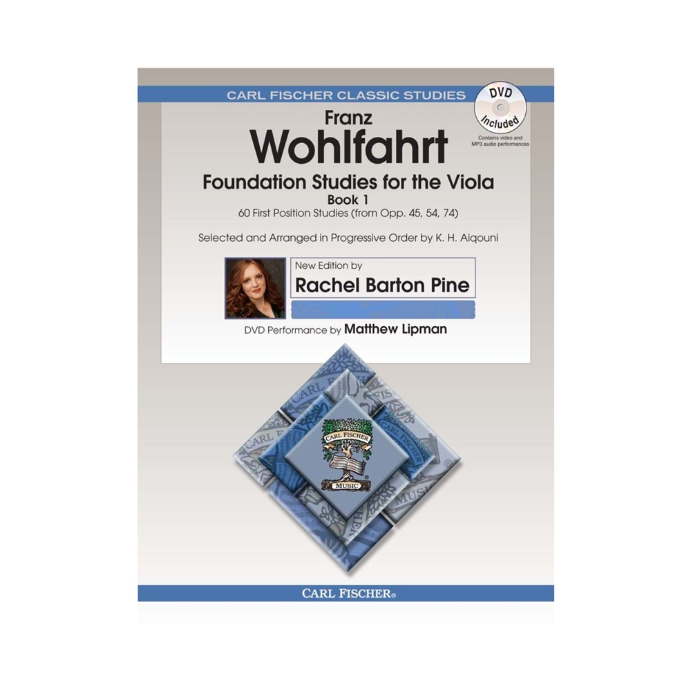 Wohlfahrt Foundation Studies For The Viola, Aiqouni, Book 1/ DVD