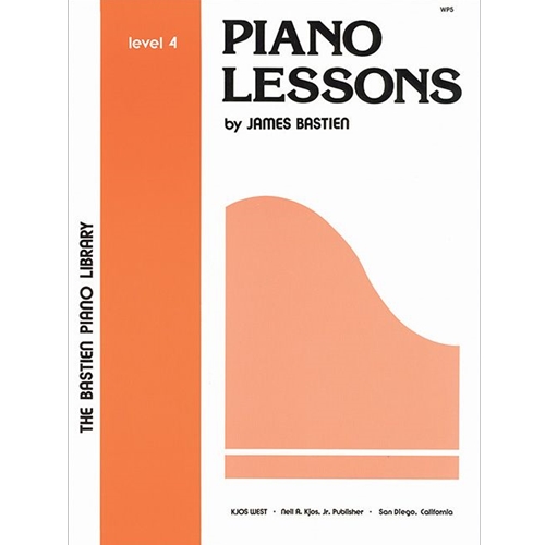 BASTIEN PIANO LIBRARY 4 PIANO LESSONS