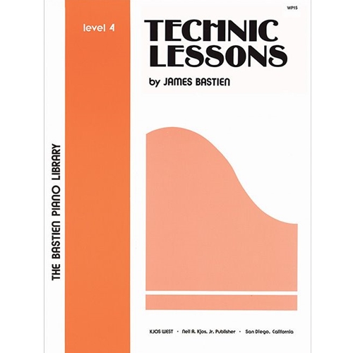 BASTIEN PIANO LIBRARY 4 TECHNIC LESSONS