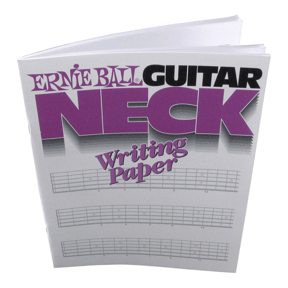 Guitar Neck Writing Paper