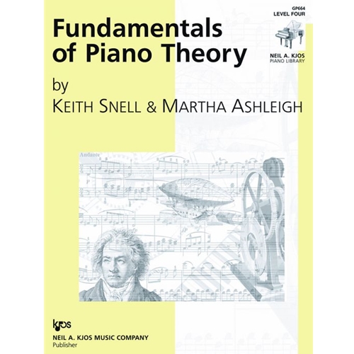 KJOS PIANO LIBRARY FUNDAMENTALS OF PIANO THEORY 4 SNELL ASHL