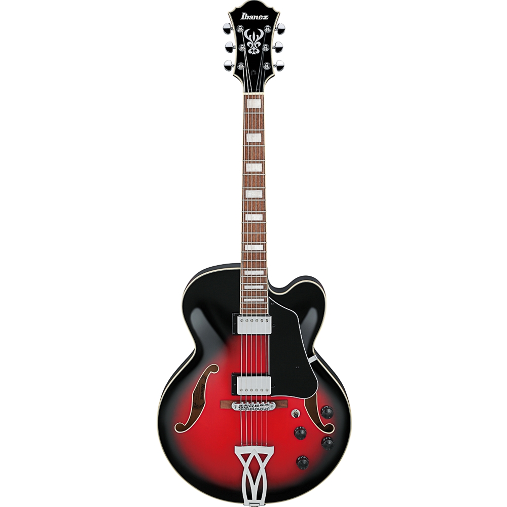 Ibanez AF75TRS Artcore Hollow Body Electric Guitar, Transparent Red Sunburst