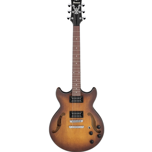 Ibanez AM73BTF AM Series Hollow Body Electric Guitar - Tobacco Flat