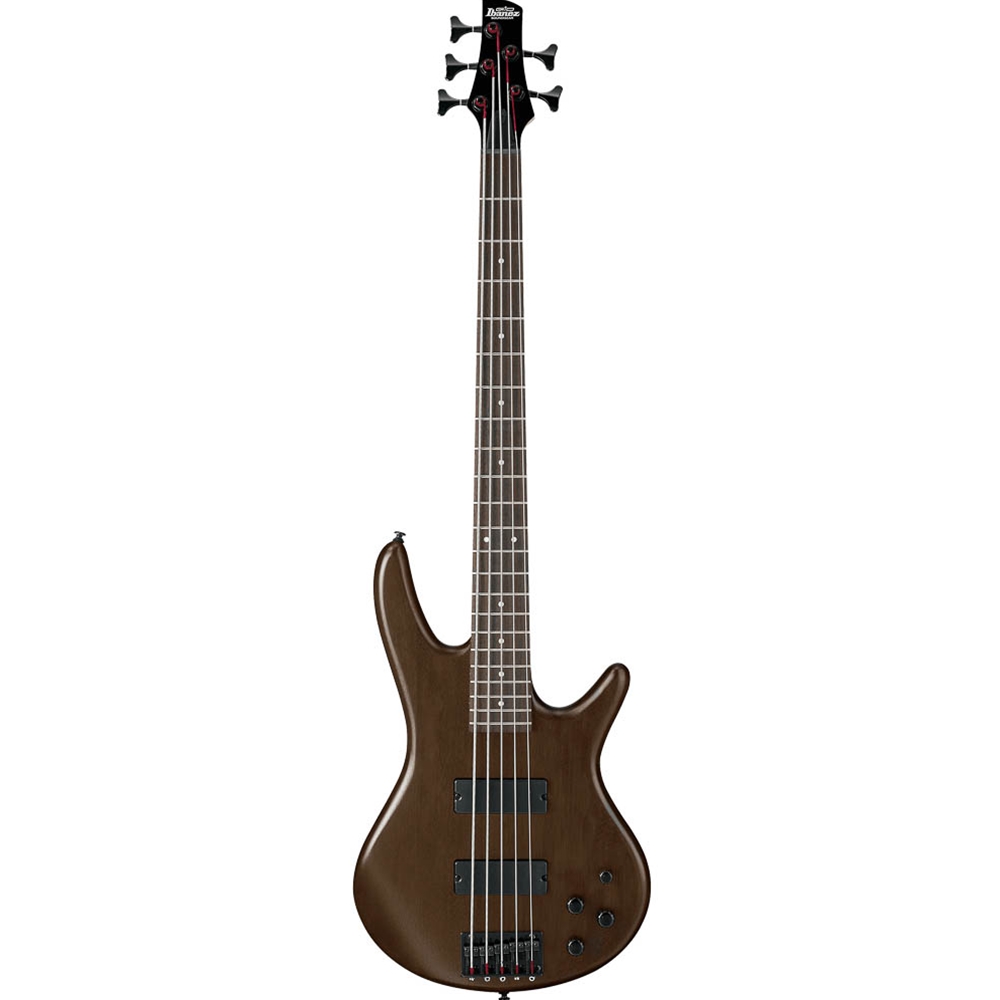 Ibanez GSR205BWNF GIO Electric 5-String Electric Bass Guitar, Walnut Flat
