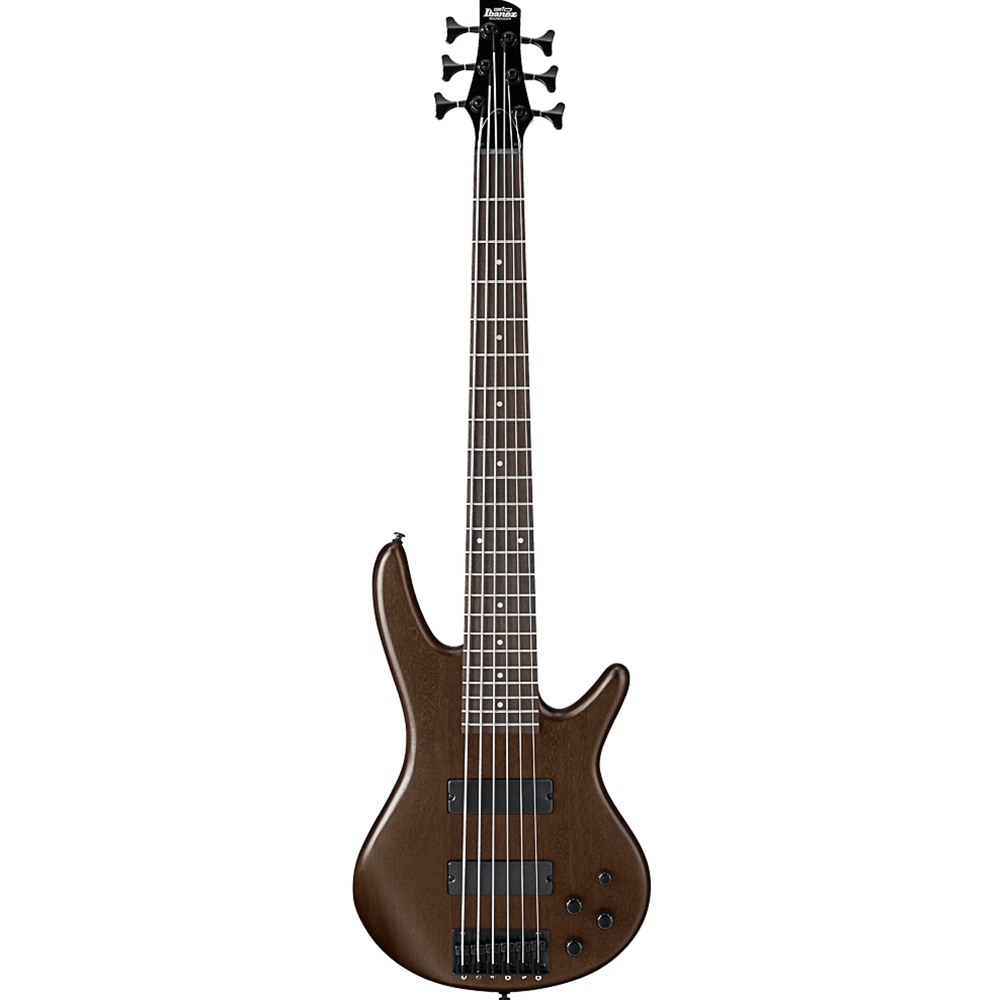 Ibanez GSR206BWNF GIO 6-String Electric Bass Guitar, Walnut Flat