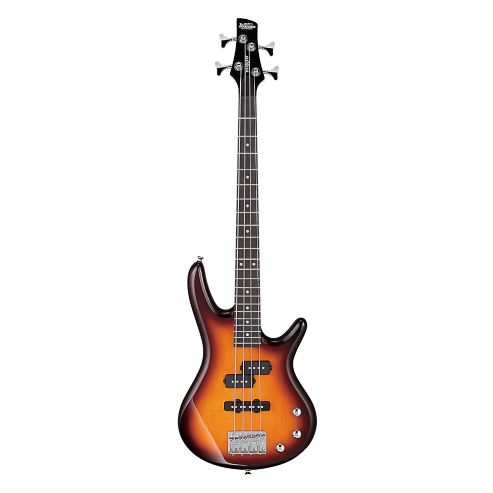 Ibanez GSRM20BS Mikro Electric Bass Guitar, Brown Sunburst