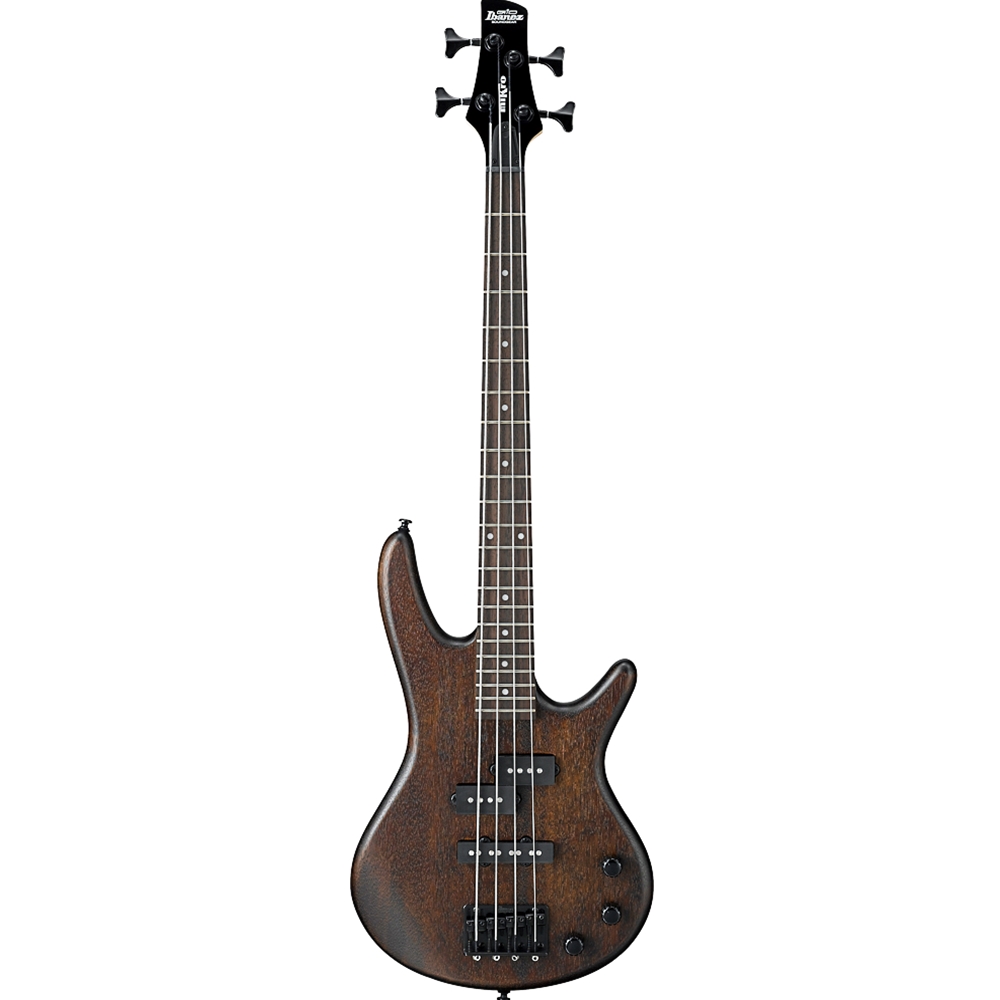 Ibanez GSRM20BWNF Mikro Electric Bass Guitar, Walnut Flat