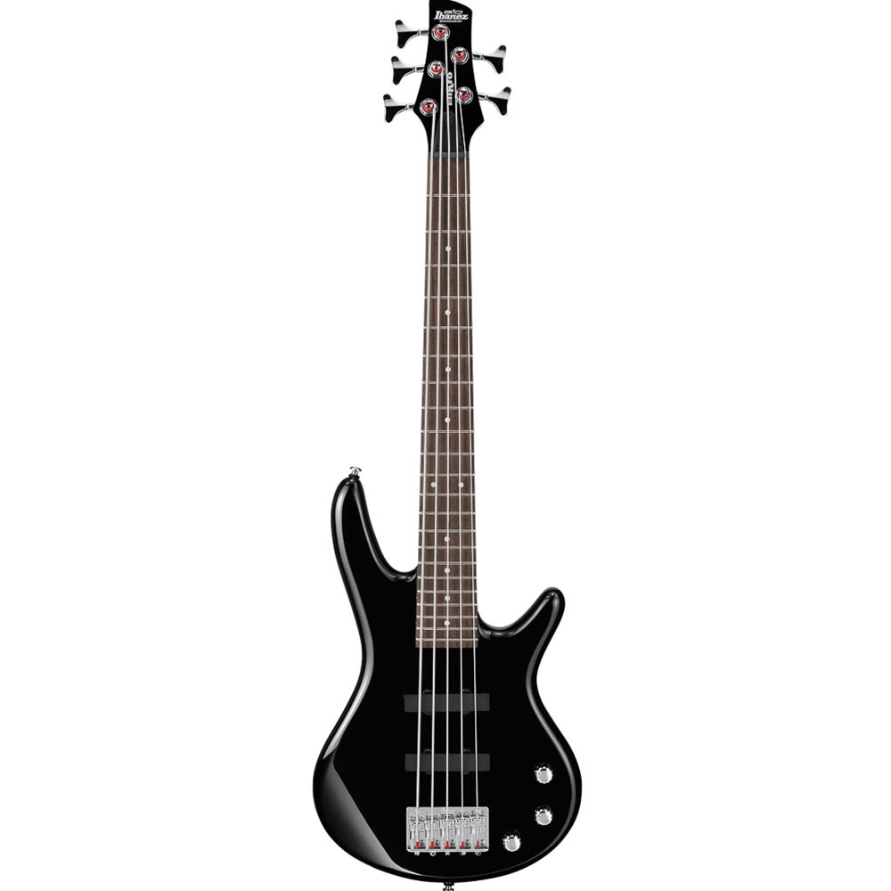 Ibanez GSRM25BK Mikro 5-String Electric Bass Guitar, Black