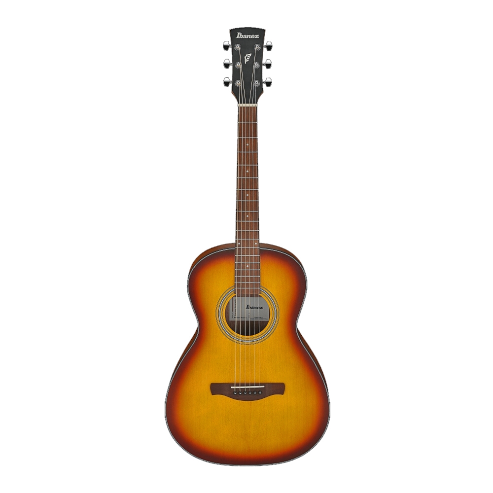 Ibanez PN50ORH Parlor Body Acoustic Guitar, Open Pore Brown Sunburst