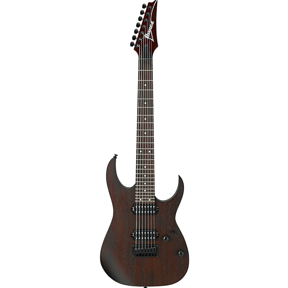 Ibanez RG7421WNF RG Standard 7-String Electric Guitar, Walnut Flat