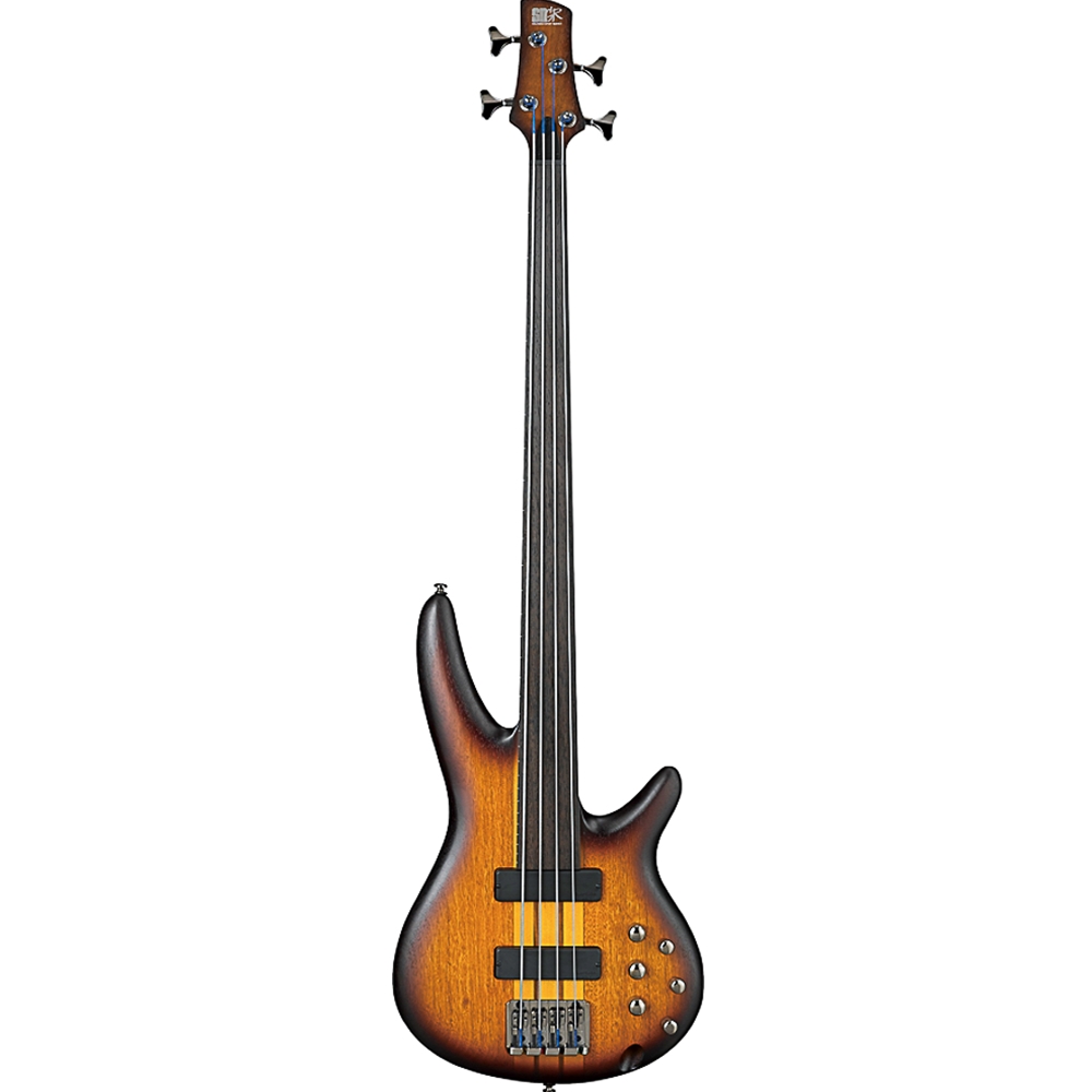 Ibanez SRF700BBF SR Fretless 4 String Electric Bass Guitar , Brown Burst Flat