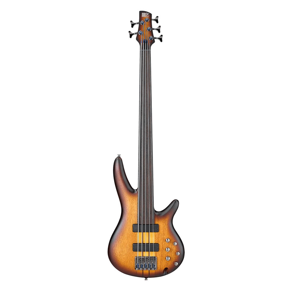 Ibanez SRF705BBF SR Fretless 5 String  Bass Guitar - Brown Burst Flat