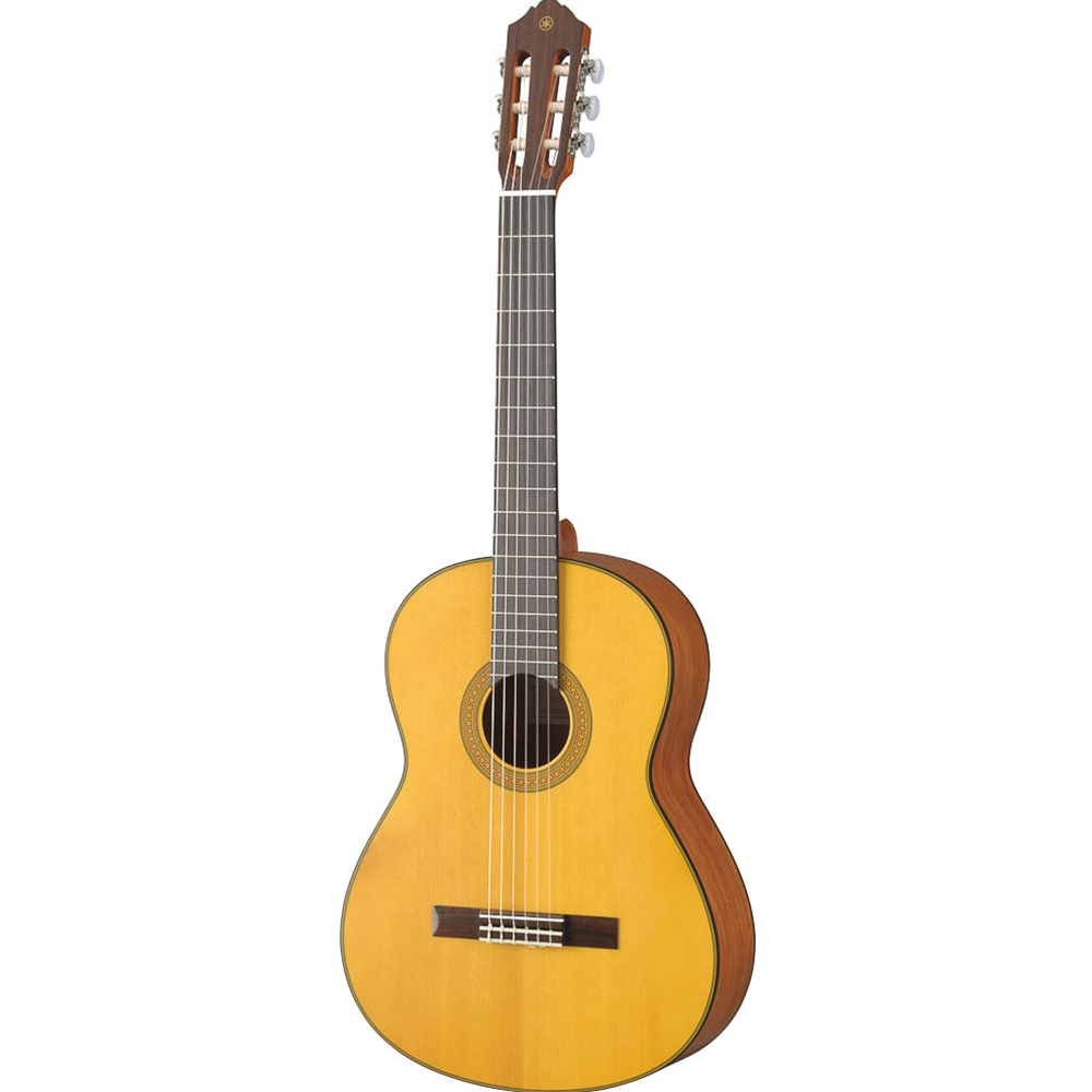 Yamaha CG122MSH Solid Spruce Top Classical Guitar, Natural