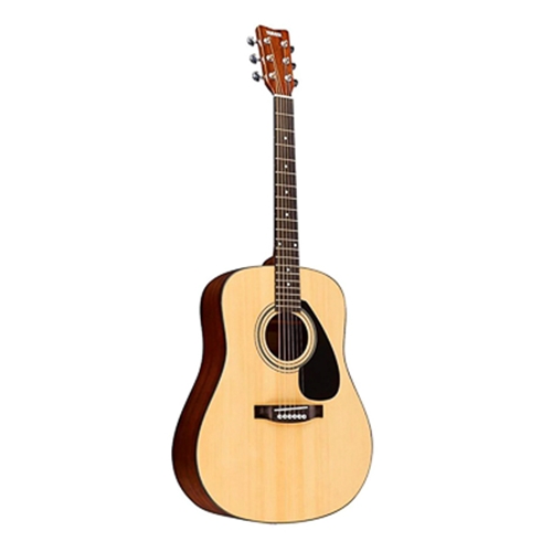 Yamaha F1HC Solid Top Dreadnought Guitar, Natural  w/ Hardshell Case