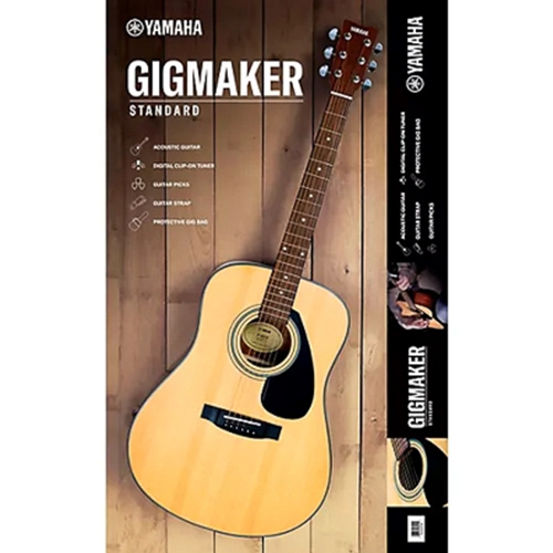 Yamaha GIGMAKERSTD GIGMAKER KIT Dreadnought Acoustic Guitar Natural