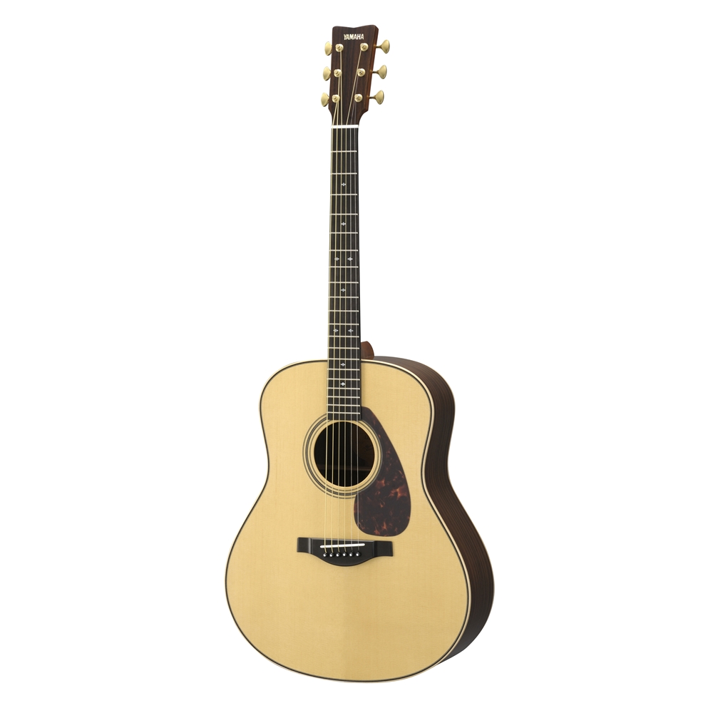 Yamaha LL26R PREMIUM Japanese Handcrafted Dreadnought Acoustic Guitar, Natural w/Hard Bag