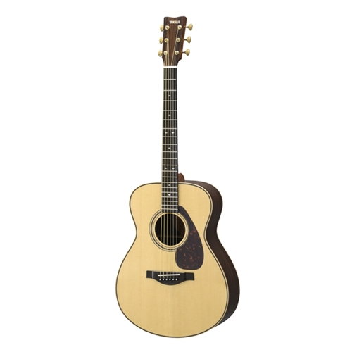 Yamaha LS26ARE PREMIUM Japanese Handcrafted Small Body Acoustic Guitar, Natural w/Hard Bag