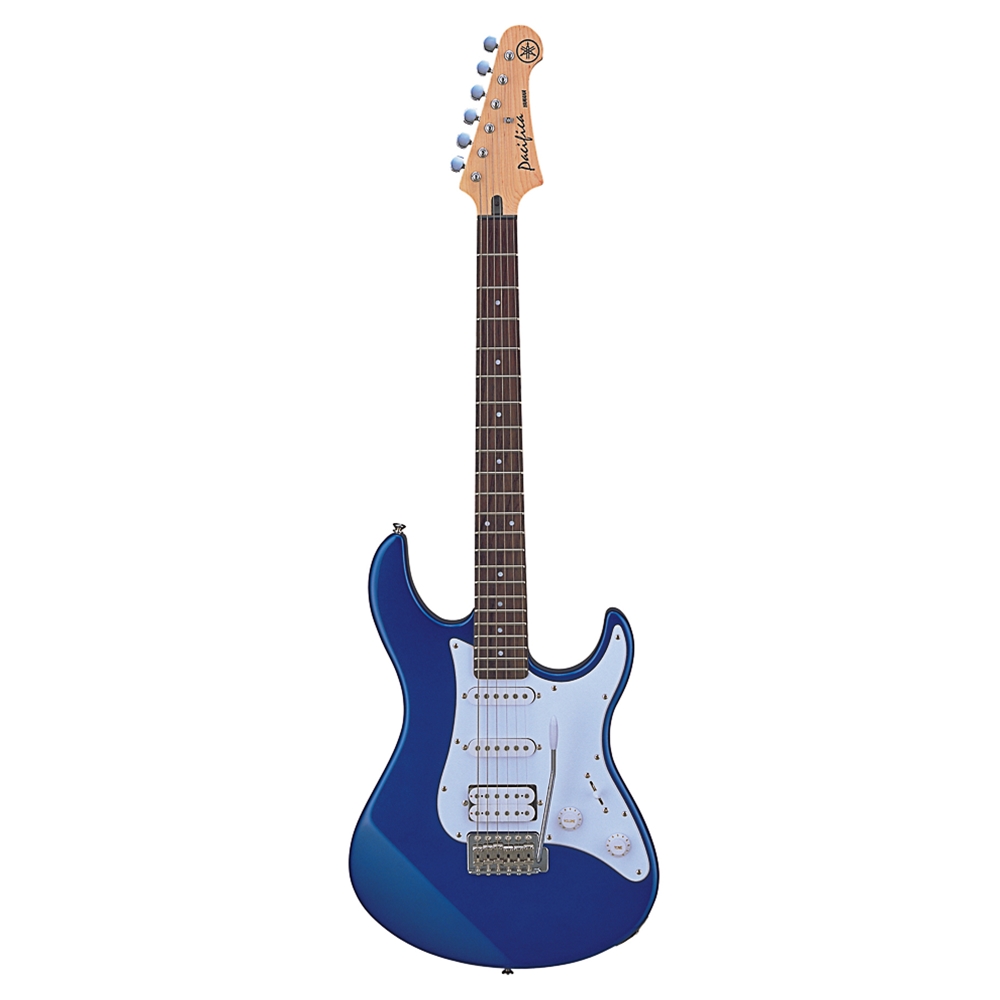 Yamaha PAC012BLUE Pacifica Double Cutaway Electric Guitar, Metallic Blue