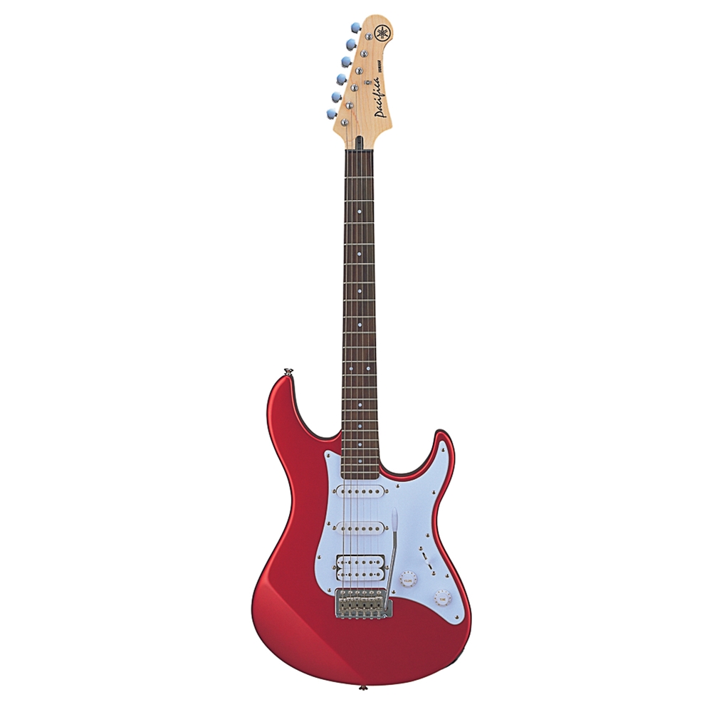 Yamaha PAC012RED Pacifica Double Cutaway Electric Guitar, Metallic Red