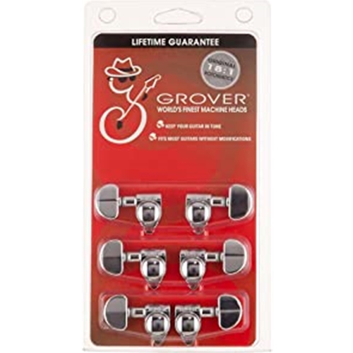 Grover 10218C 18:1 6-String Guitar Machine Head, Chrome
