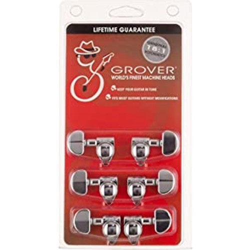 Grover 102N Guitar-Machines, Nickel, Roto