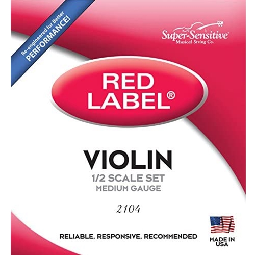 Super Sensitive 12104 String, Violin Ss 1/2 Set