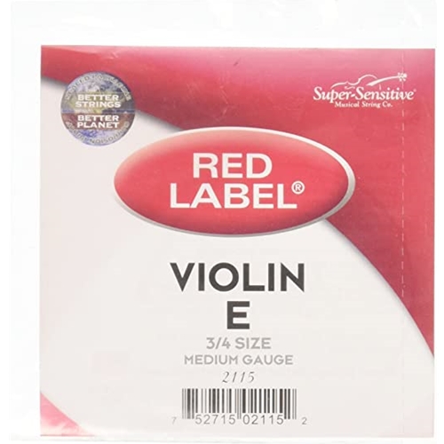 Super Sensitive 12115 Single String, Violin 3/4 E
