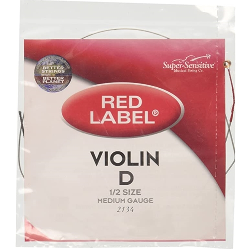 Super Sensitive 12134 Single String, Violin 1/2 D